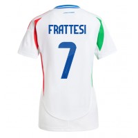 Maglia Calcio Italia Davide Frattesi #7 Seconda Divisa Donna Europei 2024 Manica Corta